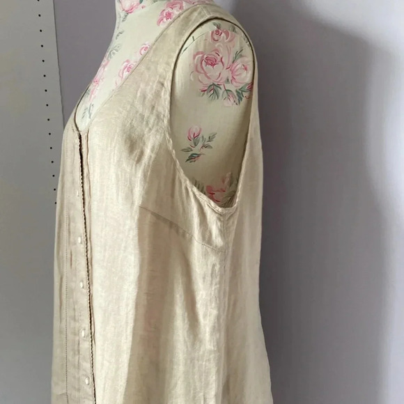 Tommy Bahama linen tank top size XL - Picture 3 of 12